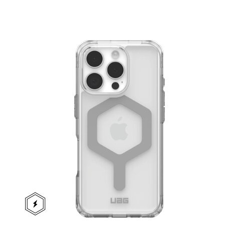 Urban Armor Gear Plyo funda para teléfono móvil 16 cm (6.3") Plata, Transparente