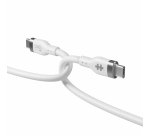HYPER HJ4001WHGL câble USB USB 2.0 1 m USB C Blanc