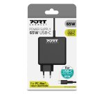 Port Designs 900097B-EU chargeur d'appareils mobiles Smartphone, Tablette Noir Secteur Charge rapide Intérieure