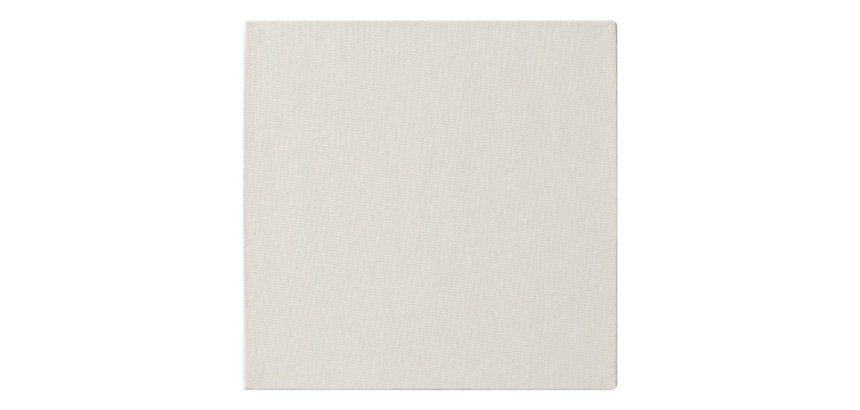 Prêt à peindre carton toilé 20x20cm 3mm - Blanc