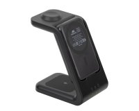 Rivacase VA4917 Caricabatterie per dispositivi mobili Auricolare, Smartphone, Orologio intelligente Nero USB Carica wireless Interno