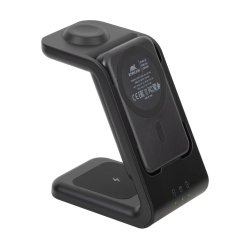 Rivacase VA4917 mobile device charger Headset, Smartphone, Smartwatch Black USB Wireless charging Indoor