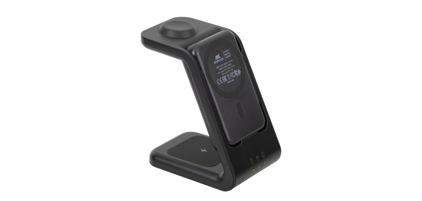 Rivacase VA4917 mobile device charger Headset, Smartphone, Smartwatch Black USB Wireless charging Indoor