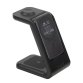 Rivacase VA4917 Caricabatterie per dispositivi mobili Auricolare, Smartphone, Orologio intelligente Nero USB Carica wireless Interno