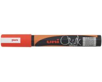 Marqueur uniball craie chalk fin 1.8/2.5mm ideale ardoise  s vitrines résiste pluie couleur lumineuse orange fluo