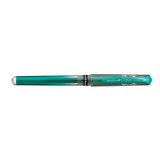 Stylo bille pointe large encre gel Vert SIGNO BROAD, corps avec grip + capuchon UNI-BALL