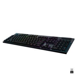 Logitech G G915 tastiera Gaming RF senza fili + Bluetooth QWERTY Inglese Carbonio