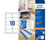 Cartes de visite, 85 x 54 mm, blanc