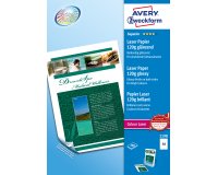 Avery Premium Colour Laser Photo Paper 120 g/m² printing paper A4 (210x297 mm) Gloss White