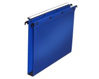 Dossier suspendu l'oblique polypro ultimate 5/10e tiroir entraxe 330mm h250mm fond 30 coloris bleu pack 10 unités