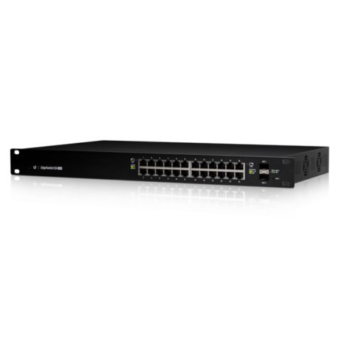 Ubiquiti EdgeSwitch 24 250W Gestionado L2/L3 Gigabit Ethernet (10/100/1000) Energía sobre Ethernet (PoE) 1U Negro