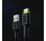Green Cell KABGC06 cavo USB 1,2 m USB A USB C 0,48 Gbit/s Nero