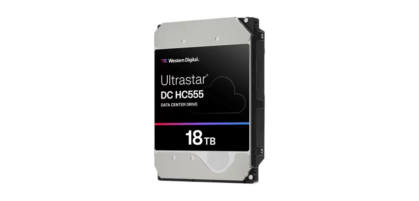 Western Digital Ultrastar DC HC555 disco duro interno 18 TB 7200 RPM 512 MB 3.5" SAS3