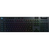 Logitech G G915 clavier Jouer RF sans fil + Bluetooth QWERTY Anglais britannique Charbon