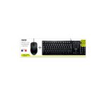 Port Designs 900900 clavier Souris incluse Bureau USB AZERTY Français Noir