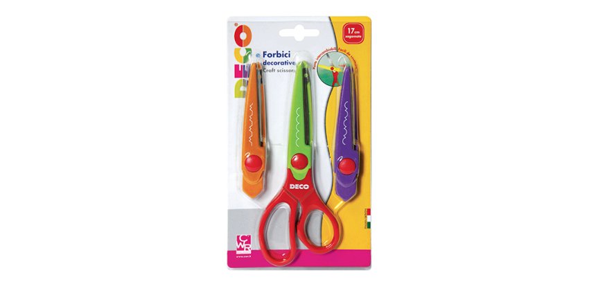 CWR 06658 stationery/craft scissors Art & Craft scissors Straight cut Multicolour