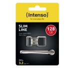 Intenso Slim Line unità flash USB 128 GB USB tipo A 3.2 Gen 1 (3.1 Gen 1) Nero