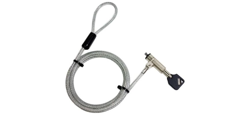 DLH CÂBLE DE SÉCURITÉ ANTIVOL NOBLE LOCKS WEDGE A CLÉ POUR ORDINATEUR PORTABLE DELL
