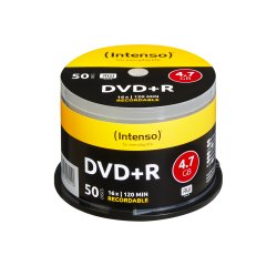 Intenso 4111155 blank DVD 4.7 GB DVD+R 50 pc(s)