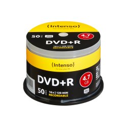 Intenso 4111155 DVD en blanco 4,7 GB DVD+R 50 pieza(s)