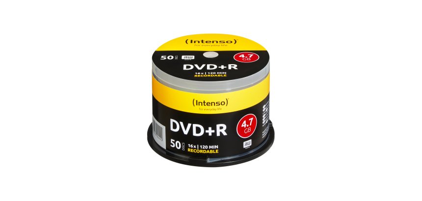 Intenso 4111155 blank DVD 4.7 GB DVD+R 50 pc(s)