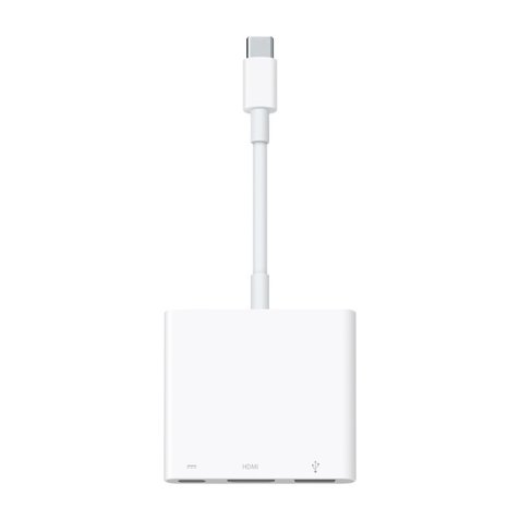 Apple MUF82ZM/A cable gender changer USB-C HDMI/USB Blanco