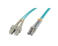 MCL FOM3/SCLC-3M câble InfiniBand et à fibres optiques SC LC Couleur aqua