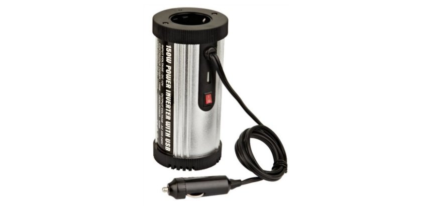 DLH Convertisseur de prise allume-cigare 12V/220V universel 150W avec port USB 2.1a