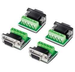 Trendnet TI-S400 cambiador de género para cable Verde, Gris