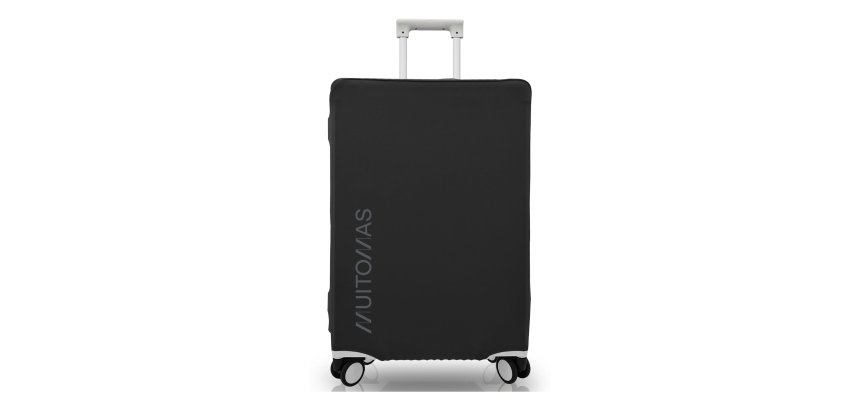 Muitomas LUGGAGECOVERMBK copribagaglio Pellicola protettiva per valigia Nero