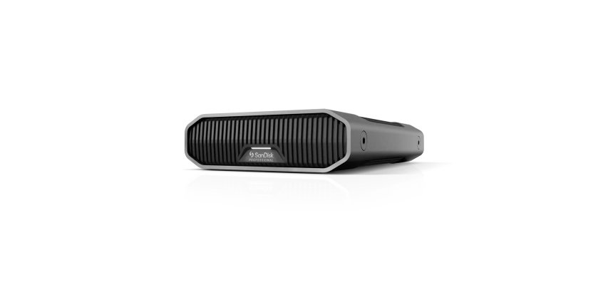 SanDisk G-DRIVE disque dur externe 12 To 7200 tr/min USB Type-C 3.2 Gen 2 (3.1 Gen 2) Acier inoxydable