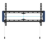 B-Tech Elements Fixed 600 Flat 2,03 m (80") Mur Noir, Bleu