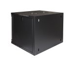 LINK LK1909UN rack cabinet 9U Wall mounted rack Black