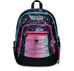 Seven 200102353-414 zaino Zaino scolastico Multicolore Poliestere