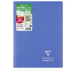 Cahier piqué Koverbook A4 96 pages grands carreaux couverture polypropylène opaque 100% recyclé - Assortis