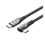 Vention TRAHG cable USB USB 2.0 1,5 m USB C 0,48 Gbit/s 60 W Negro, Acero inoxidable