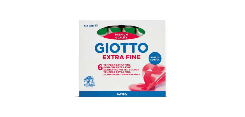 Giotto 352012 colore a tempera 12 ml Tubo Verde
