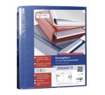 Raccoglitore personalizzabile Stelvio TI - 22 x 30 cm - 4 anelli a Q 100 mm - dorso 13 cm - blu - Sei Rota
