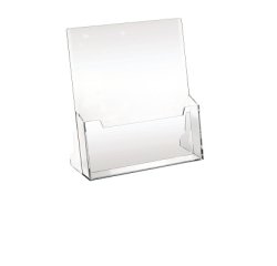 Portadepliant - 23 x 25,5 x 3 cm - plastica - trasparente - Lebez