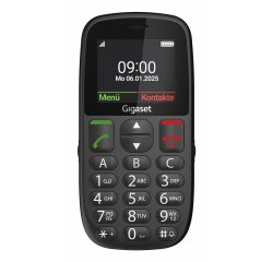 Gigaset GL395 5,59 cm (2.2") 90 g Nero Telefono per anziani