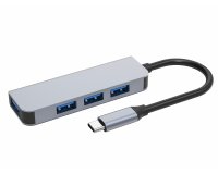 DLH Hub USB-C (M) avec 4 ports USB-A (F)