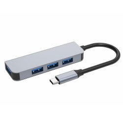 DLH Hub USB-C (M) avec 4 ports USB-A (F)