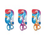 Maped Zenoa Fit Forbici da ufficio Taglio dritto Blu, Arancione, Rosa