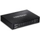 Trendnet TPE-TG611 commutateur réseau Gigabit Ethernet (10/100/1000) Connexion Ethernet, supportant l'alimentation via ce port (PoE) Noir