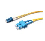 Uniformatic 21758 câble InfiniBand et à fibres optiques 20 m LC SC Jaune
