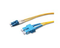 Uniformatic 21758 câble InfiniBand et à fibres optiques 20 m LC SC Jaune