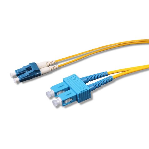 Uniformatic 21758 câble InfiniBand et à fibres optiques 20 m LC SC Jaune