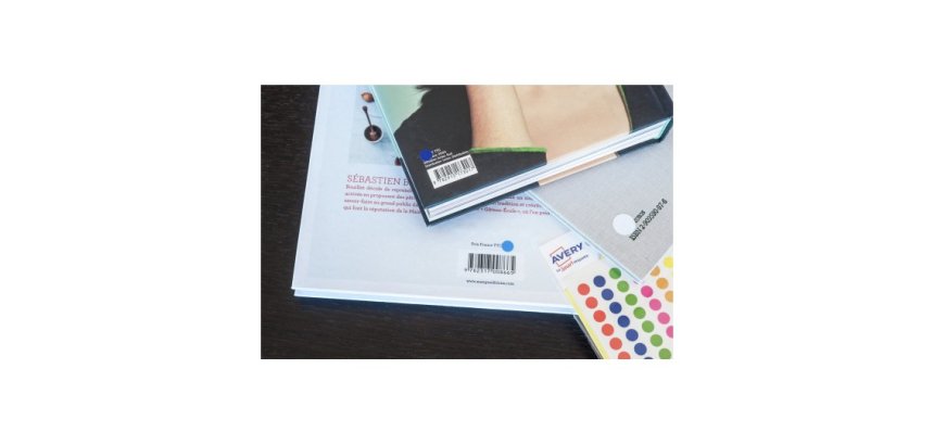 Pastilles adhésives Ø 8 mm Avery blanc - Pochette de 560