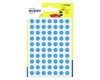 Avery PSA08B self-adhesive label Round Permanent Blue 490 pc(s)