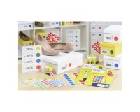 Étiquettes rondes multi-usages blanches Ø 15 mm Avery PSA15W - Pochette de 216